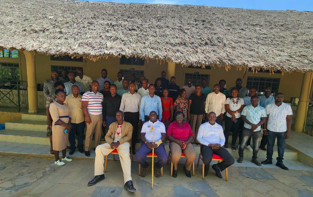 Health workers attending an Ebola preparedness training in Turkana