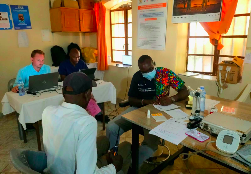 Patients receive free eye care services at Lodwar County Referral Hospital in Turkana