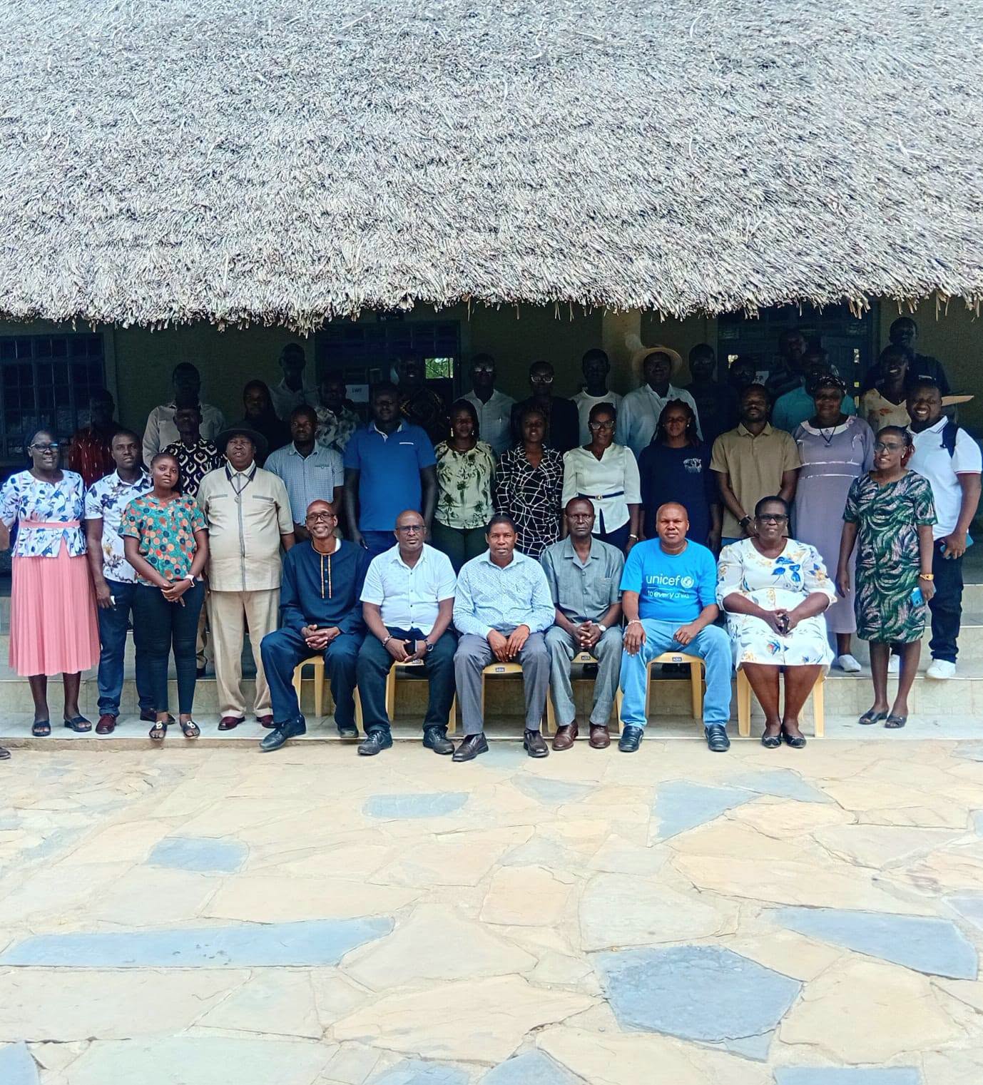 ECDE stakeholders during an education engagement meeting in Turkana County