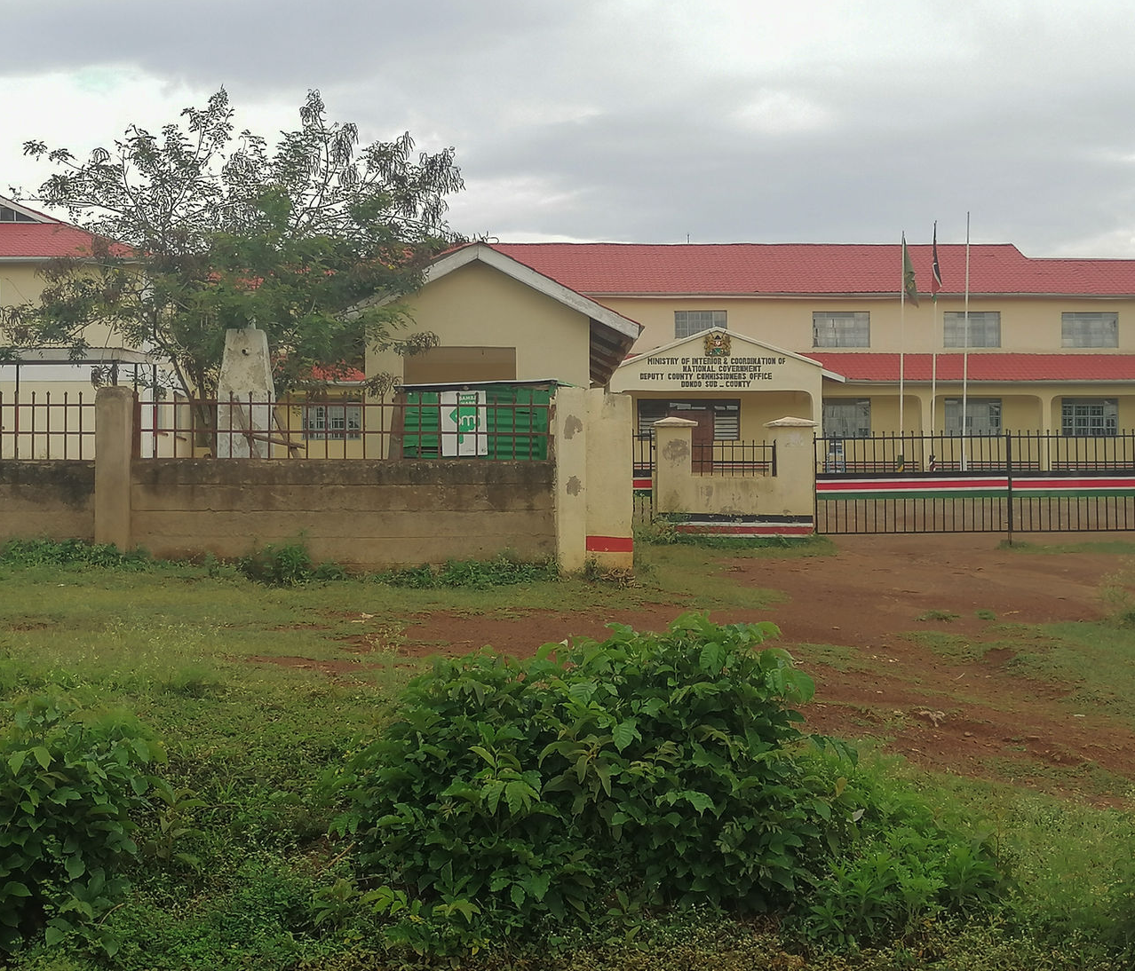 Bondo Police Station in Siaya County where authorities are investigating an alleged child abuse incident