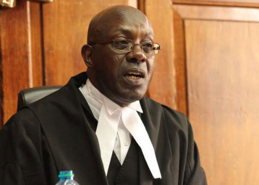 Justice Sankale Ole Kantai in judicial robes.