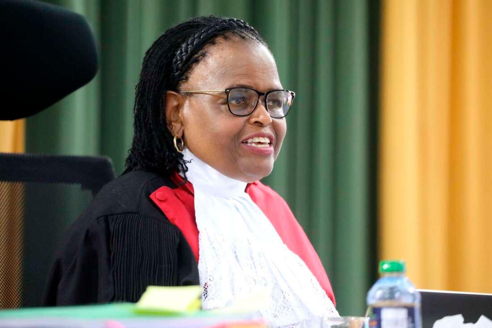 Chief Justice Martha Koome during judicial proceedings.
