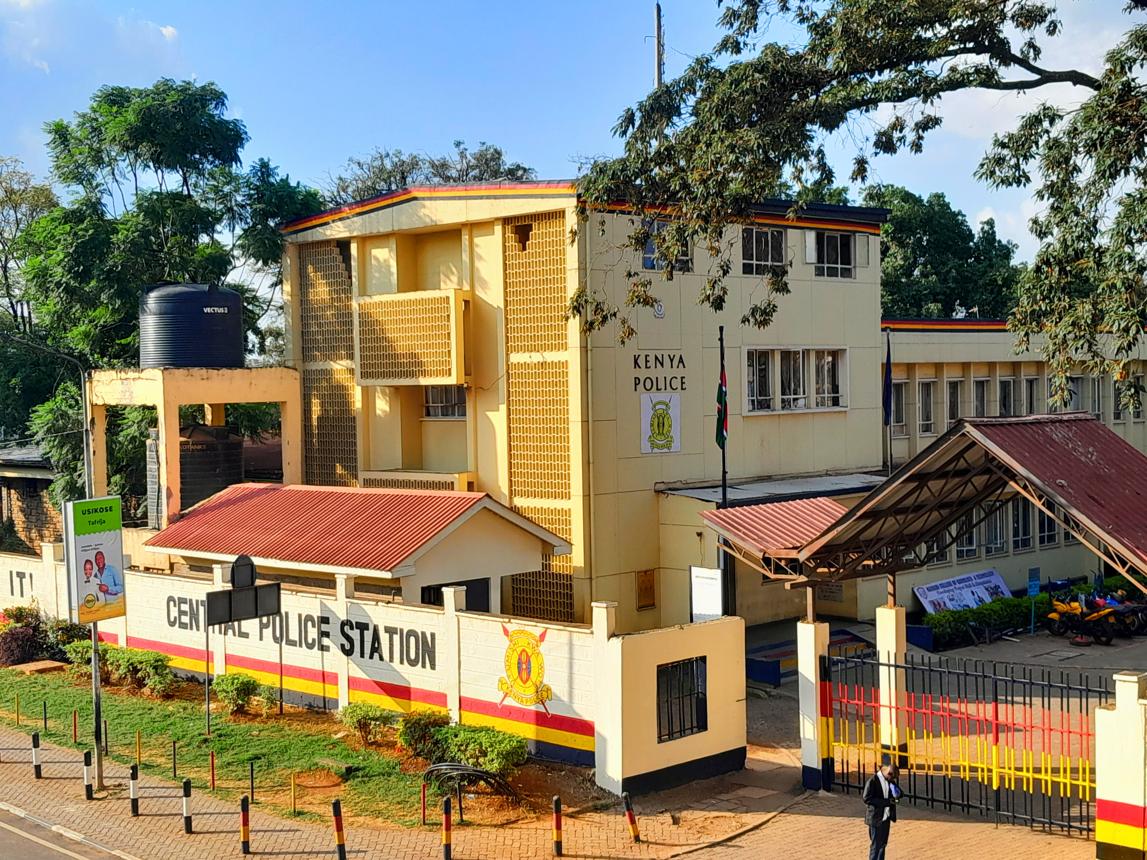 Exterior of Central Police Station in Nairobi, where IPOA plans to review police records during its investigation into journalist Francis Ode’s arrest.